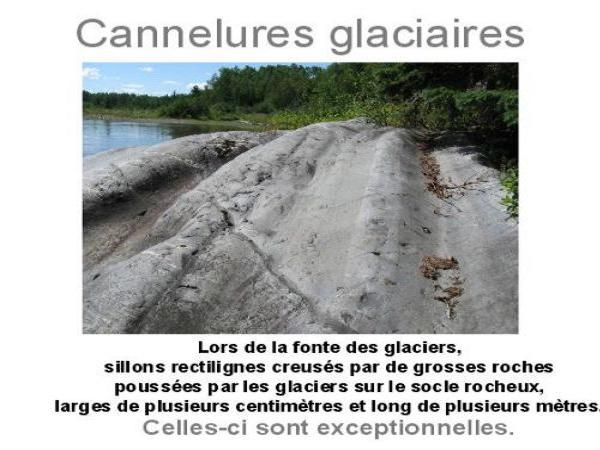 Cannelures glaciaires